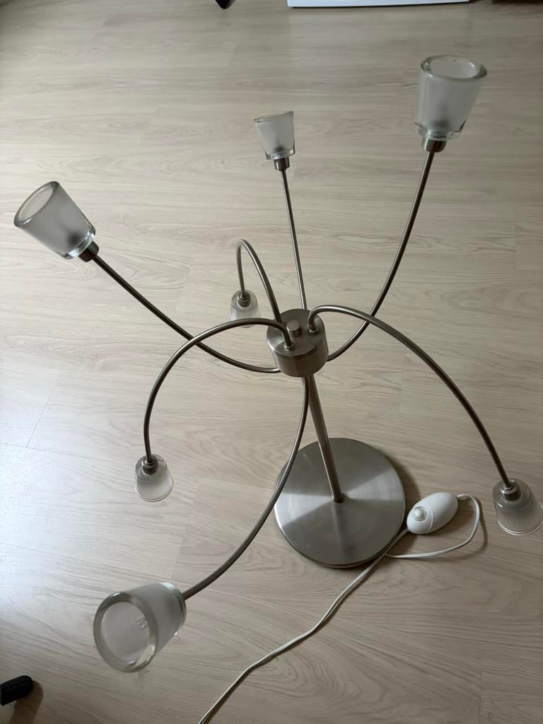 Dimbare tafellamp, Ophalen, Zo goed als nieuw, Metaal, 50 tot 75 cm