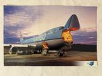 Officiële KLM jubileumposter 85 jaar – Boeing 747-400 ERF, Ophalen of Verzenden, Gebruikt, Kaart, Foto of Prent