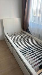 IKEA Malm bed., Ophalen, 90 cm, Eenpersoons, Wit