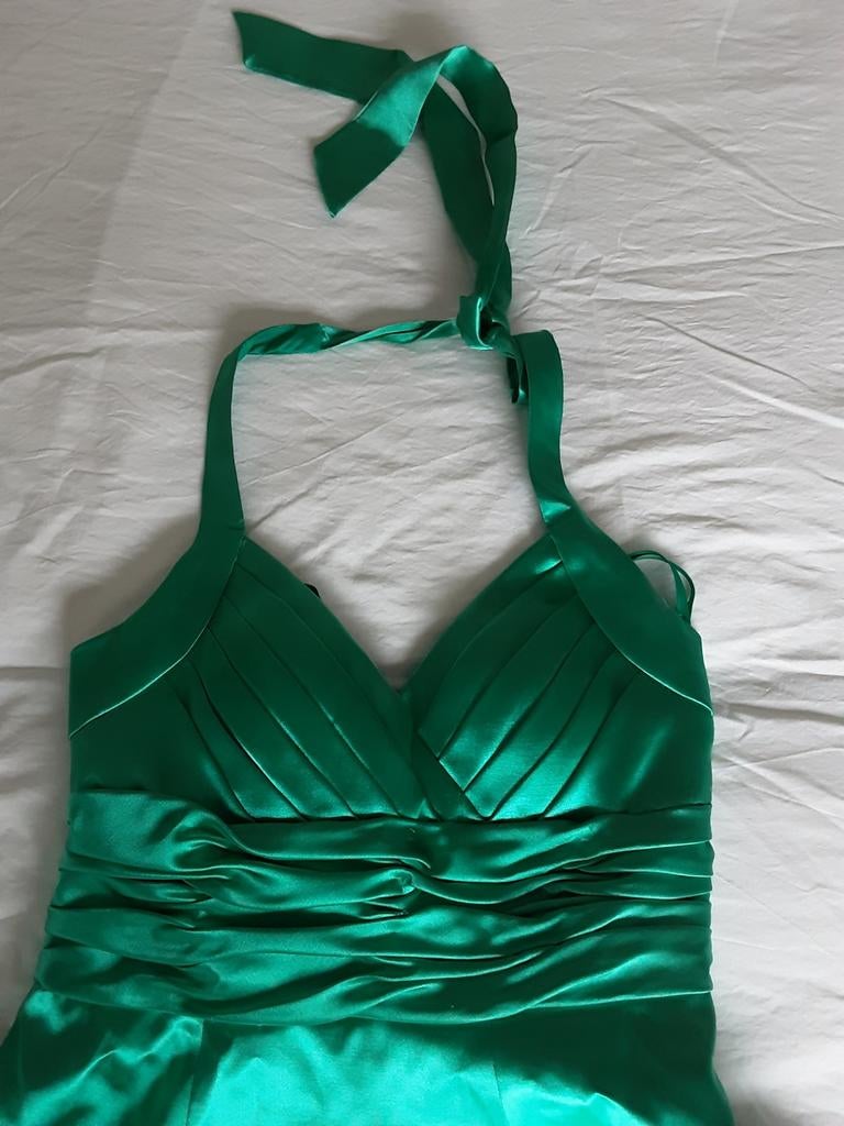 Mooie feest / gala jurk, Kleding | Dames, Badmode en Zwemkleding, Ophalen of Verzenden, Zo goed als nieuw, Blauw, Badpak