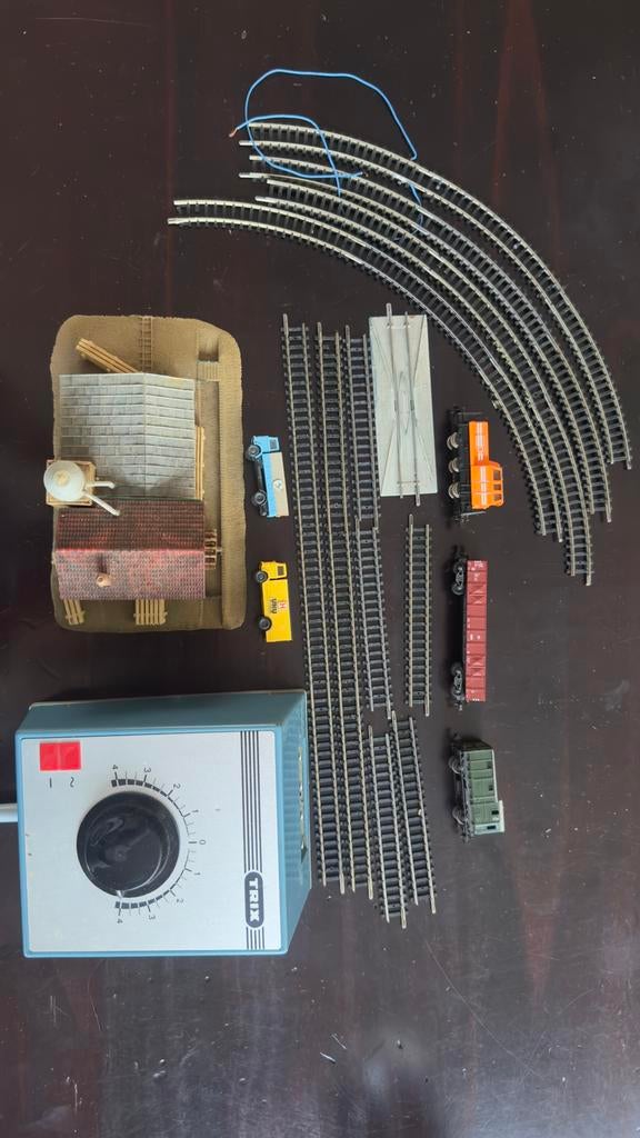 Fleischmann Piccolo startset Houtzagerij | 1/160 N spoor, Gelijkstroom, Fleischmann, Rails, Ophalen of Verzenden