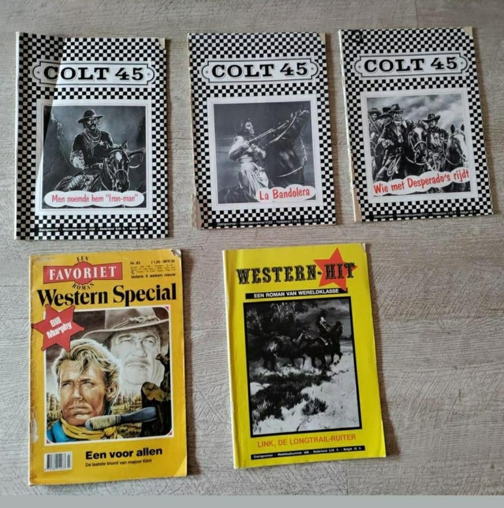 COLT 45,Western Special,Western Hit,Geel,1960,Retro, Meerdere stripboeken, Ophalen of Verzenden, Gelezen