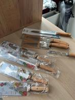 Nieuwe messen met bamboe handvatten, Ophalen of Verzenden