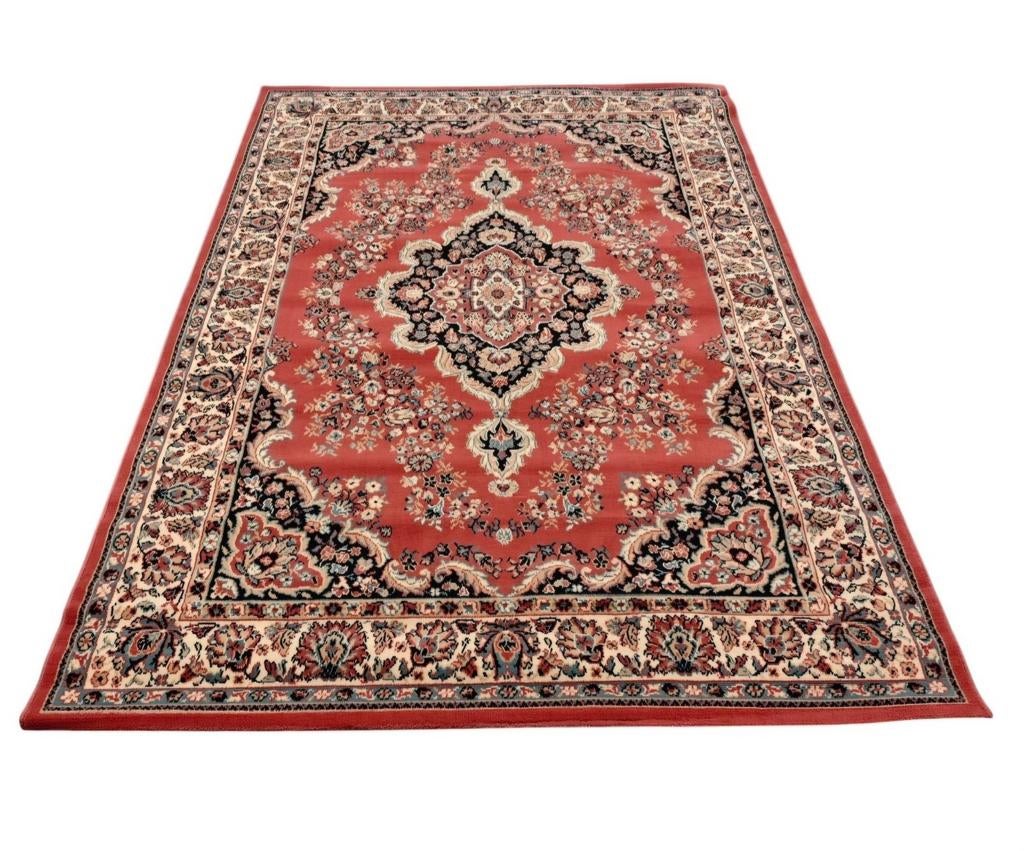 Vintage oosters vloerkleed medallion pink 190x280cm, Gebruikt, 100 tot 150 cm, Klassiek, Oosters, Ophalen of Verzenden