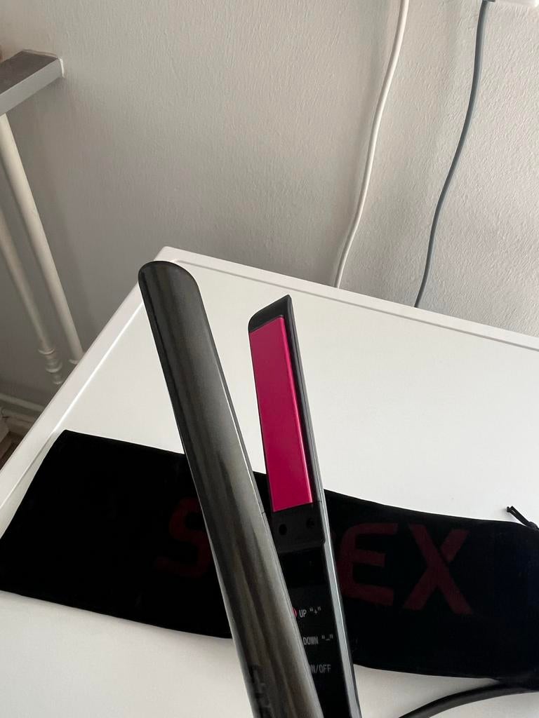 Strex Stijltang - Professionele Haarstyler met Keramische Pl, Ophalen of Verzenden, Nieuw, Krultang of Stijltang