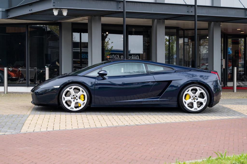 Lamborghini Gallardo 5.0 Manual (bj 2004), Auto's, Lamborghini, Gebruikt, Zwart, Overige kleuren, 1546 kg