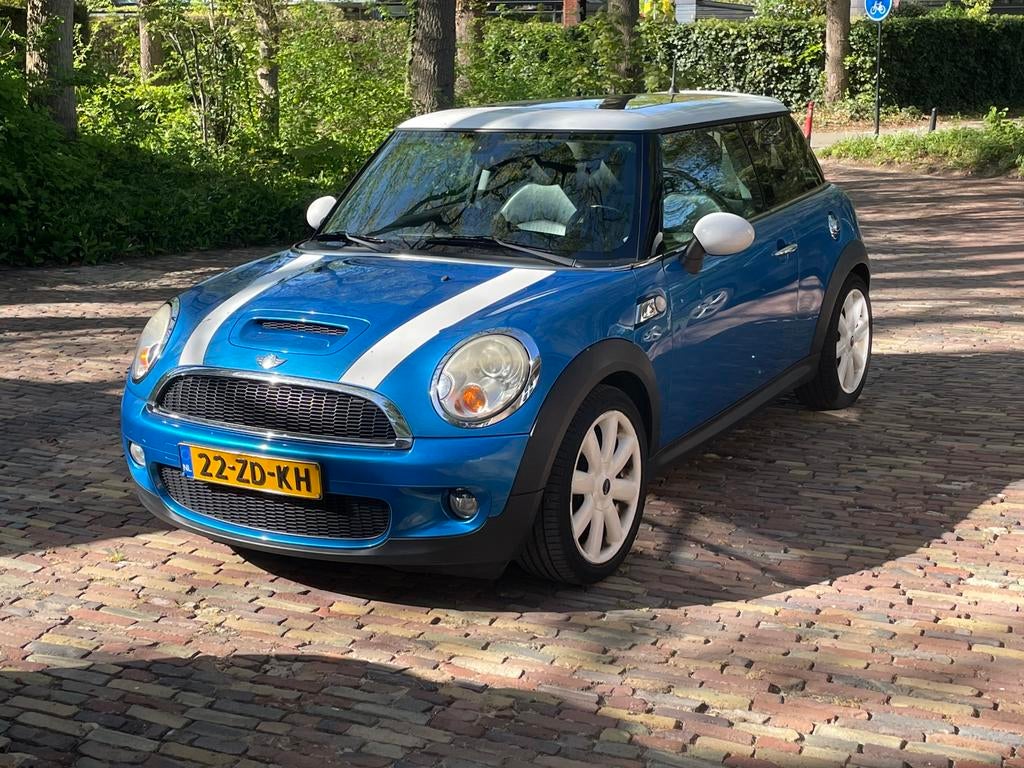 Mini 1.6 16V Cooper S 128KW AUT 2008 Blauw, Auto's, Mini, Zwart, 4 cilinders, Particulier, Cooper S
