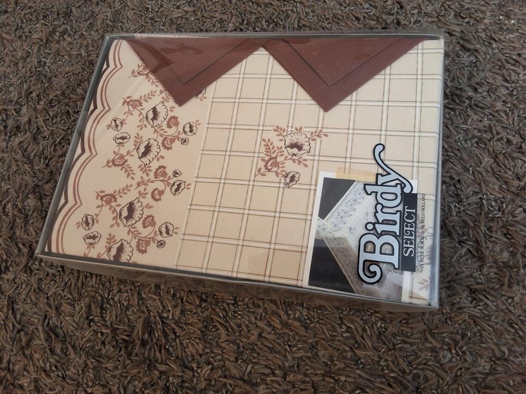 Ontbijt laken met servetten., Ophalen of Verzenden, Nieuw, Wit, Tafelkleed of Tafelzeil