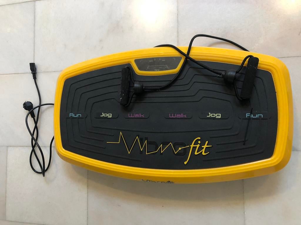 Als nieuw VibroFit trilplaat vetverlies bloedcirculatie, Sport en Fitness, Fitnessapparatuur, Ophalen, Rug, Trilplaat, Zo goed als nieuw