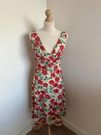 King Louie maat L bloemen rozen zomer jurk 2989, Maat 42/44 (L), Ophalen of Verzenden, Zo goed als nieuw, Knielengte