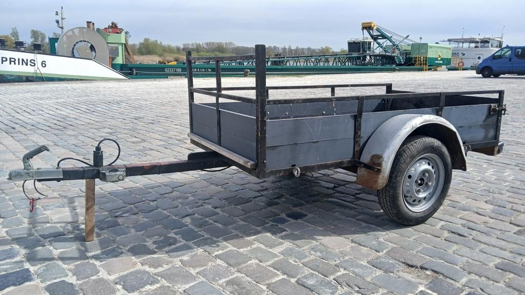 Mooie degelijke aanhanger, aanhangwagen,enkelasser, kar, Auto diversen, Aanhangers en Bagagewagens, Ophalen