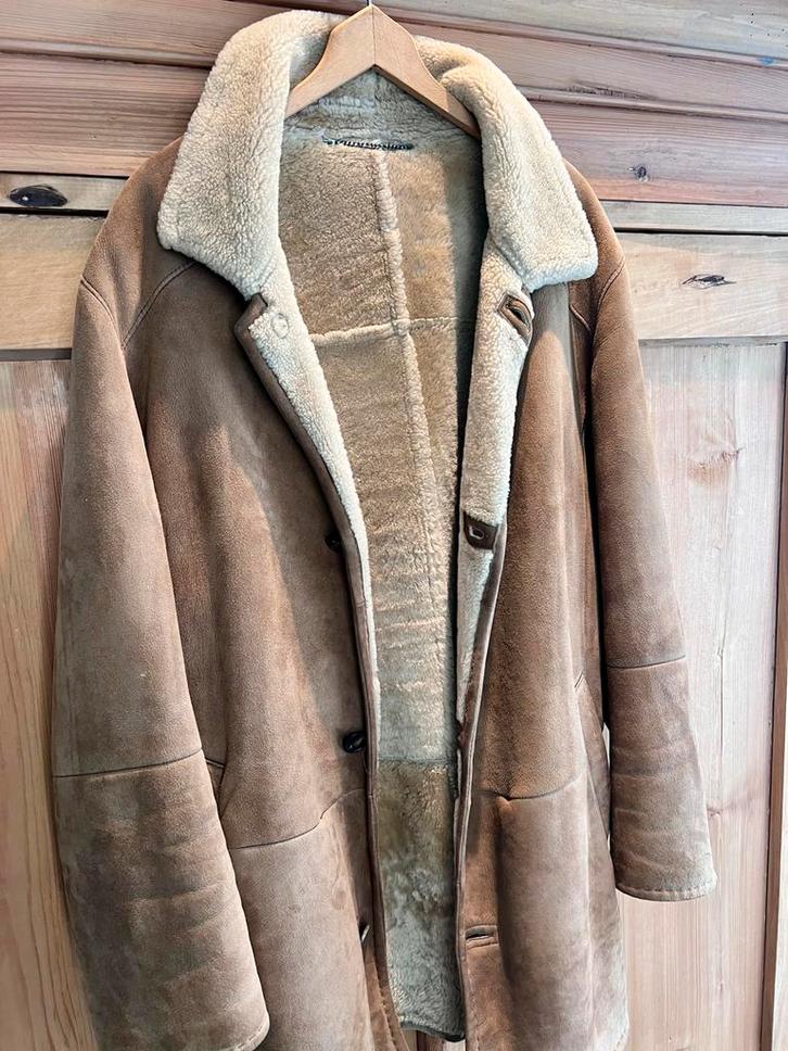 CHRIST Lammy Coat Heren Maat 50, Kleding | Heren, Jassen | Winter, Zo goed als nieuw, Maat 48/50 (M), Bruin, Ophalen of Verzenden
