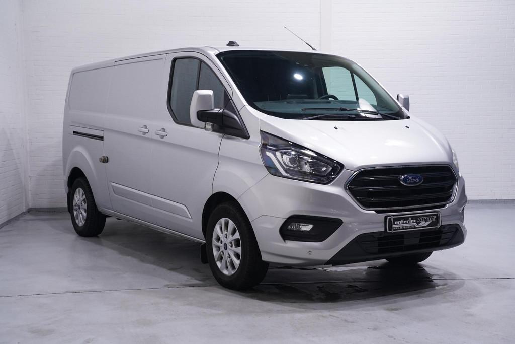 Ford Transit Custom 2.0 TDCI 170 pk Aut. L2H1 Limited 2x Sch, Auto's, 4 cilinders, Origineel Nederlands, Bedrijf, Diesel