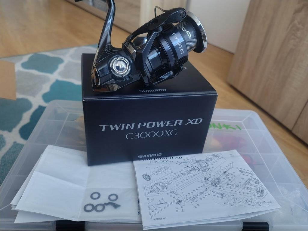 Shimano Twin Power XD C3000XG Molen - Zo goed als nieuw, Watersport en Boten, Hengelsport | Algemeen, Ophalen of Verzenden, Zo goed als nieuw