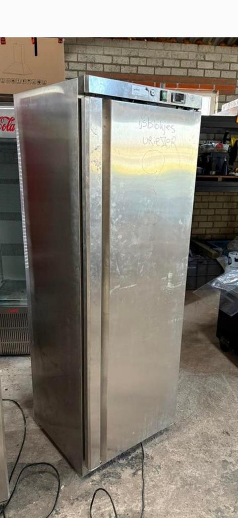 Rvs vrieskast vriezer r.v.s., Witgoed en Apparatuur, Vriezers en Diepvrieskisten, Ophalen, Gebruikt, 60 tot 90 cm, 160 cm of meer