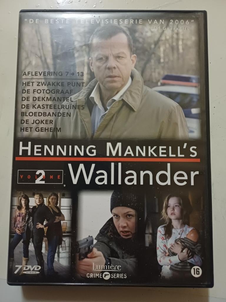 Henning Mankell's Wallander 2, Cd's en Dvd's, Dvd's | Tv en Series, Vanaf 16 jaar, Ophalen of Verzenden, Zo goed als nieuw