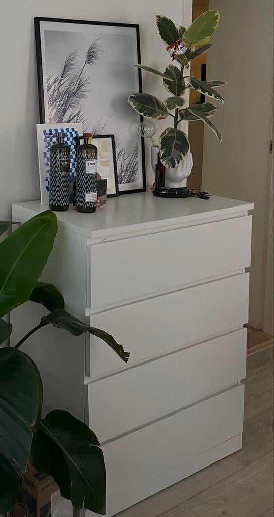 IKEA Malm ladekast, wit, Ophalen, Gebruikt, 100 tot 150 cm, 50 tot 100 cm