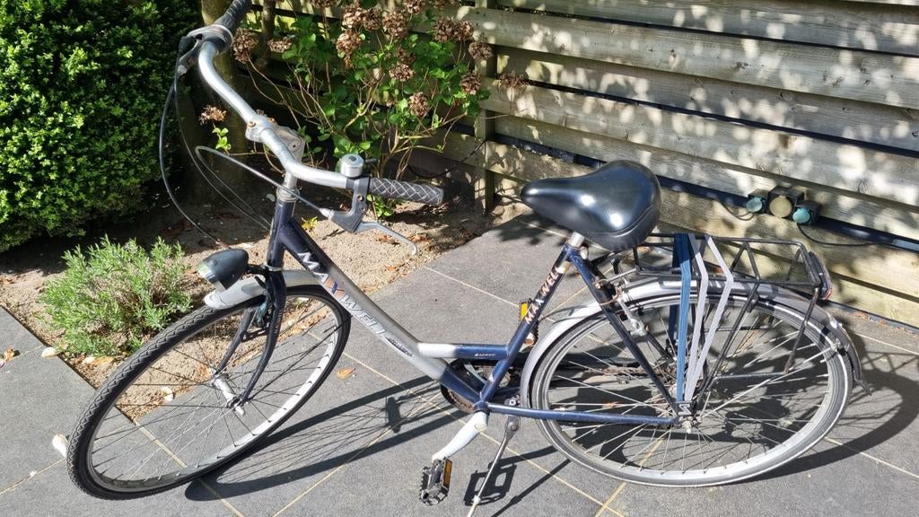 Maxwell damesfiets met 6 Speed + bagagedrager, Gebruikt, Velgrem, 50 tot 53 cm, Ophalen