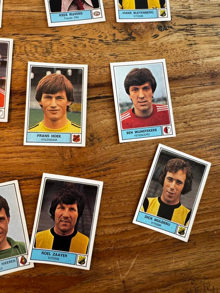 Vintage Voetbalplaatjes Jaren ' VOETBAL 78, Verzamelen, Stickers, Ophalen of Verzenden, Gebruikt, Sport