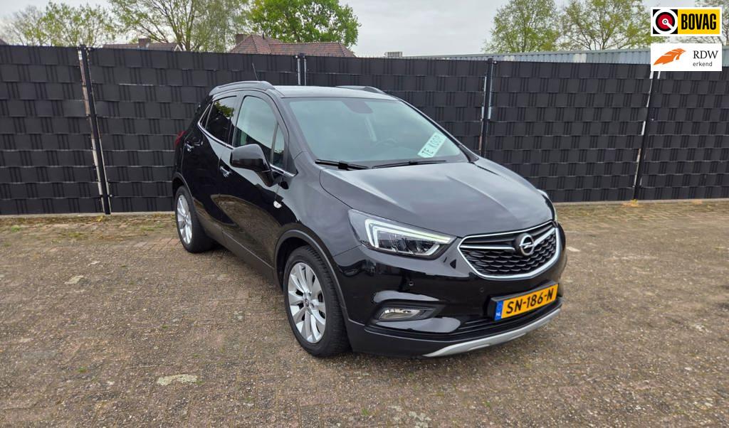 Opel Mokka X 1.4 Turbo Innovation Automaat | Trekhaak | Came, Auto's, 15 km/l, Gebruikt, Lichtsensor, Leder en Stof