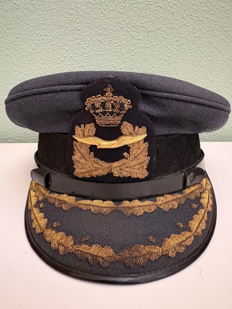 Prachtige pet generaal luchtmacht, Ophalen of Verzenden, Luchtmacht, Nederland, Helm of Baret