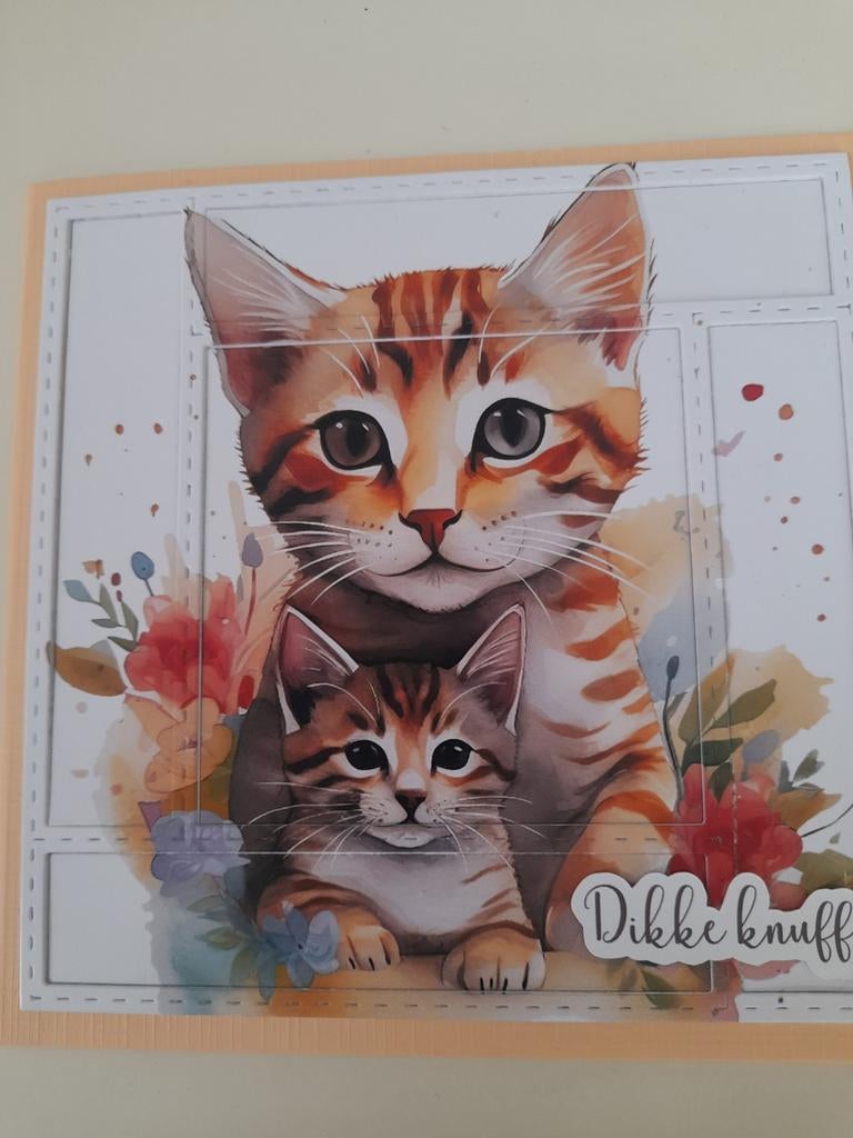 Zelfgemaakte kaart, Ophalen of Verzenden, Nieuw, Overige thema's
