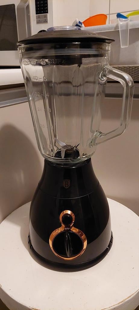 Berlinger Haus Blender BH-9025 - Zwart met Roségoud, Witgoed en Apparatuur, Blenders, Ophalen, Zo goed als nieuw, Blender