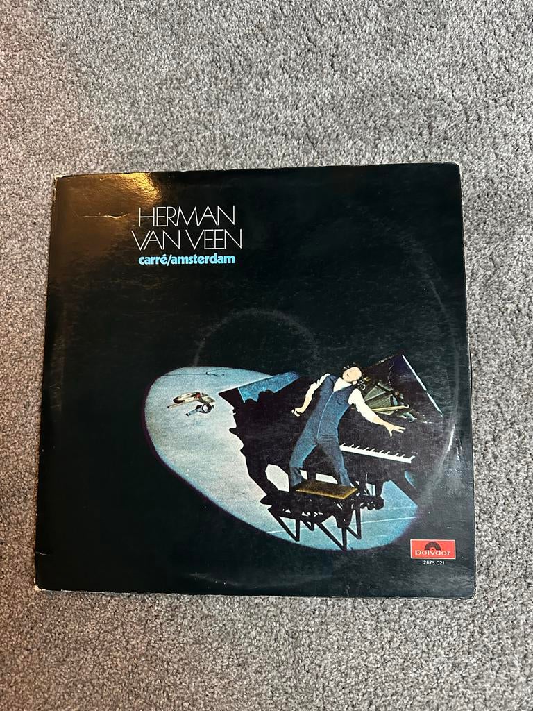 Herman van Veen - Carré/Amsterdam dubbel LP, Gebruikt, Ophalen of Verzenden, Pop, 12 inch