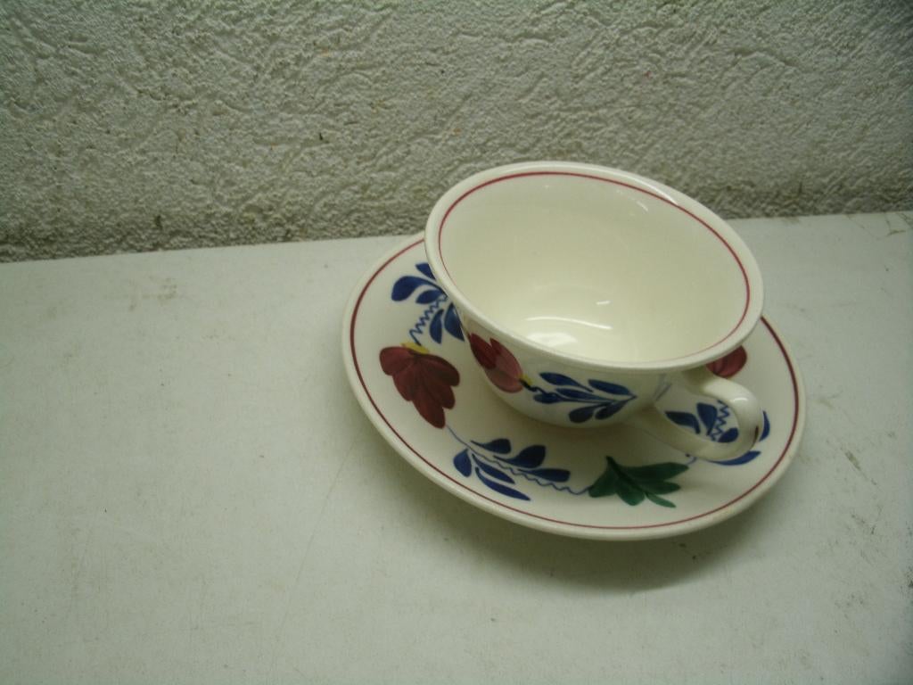 10c boere bond kop en schotel, Ophalen of Verzenden, Zo goed als nieuw, Overige stijlen, Kop(pen) en/of Schotel(s)