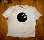 Trendy SHEIN 8-Ball Cropped Top Wit Maat S 164 Bijna Nieuw, Ophalen of Verzenden, Zo goed als nieuw, Meisje, Shirt of Longsleeve