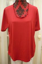 Bianca rood shirt maat 46, Bianca, Maat 46/48 (XL) of groter, Ophalen of Verzenden, Zo goed als nieuw