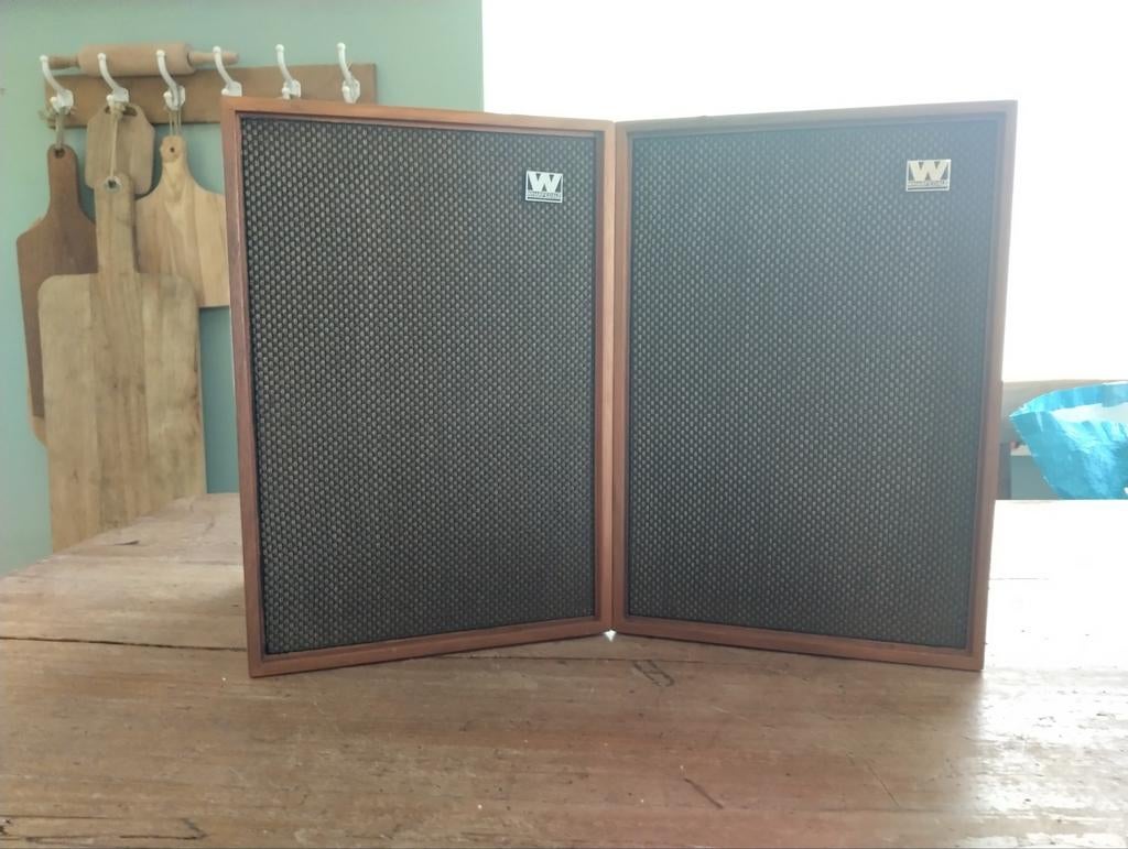 Wharfedale Denton 2 Speakers, Gebruikt, Minder dan 60 watt, Front, Rear of Stereo speakers, Ophalen