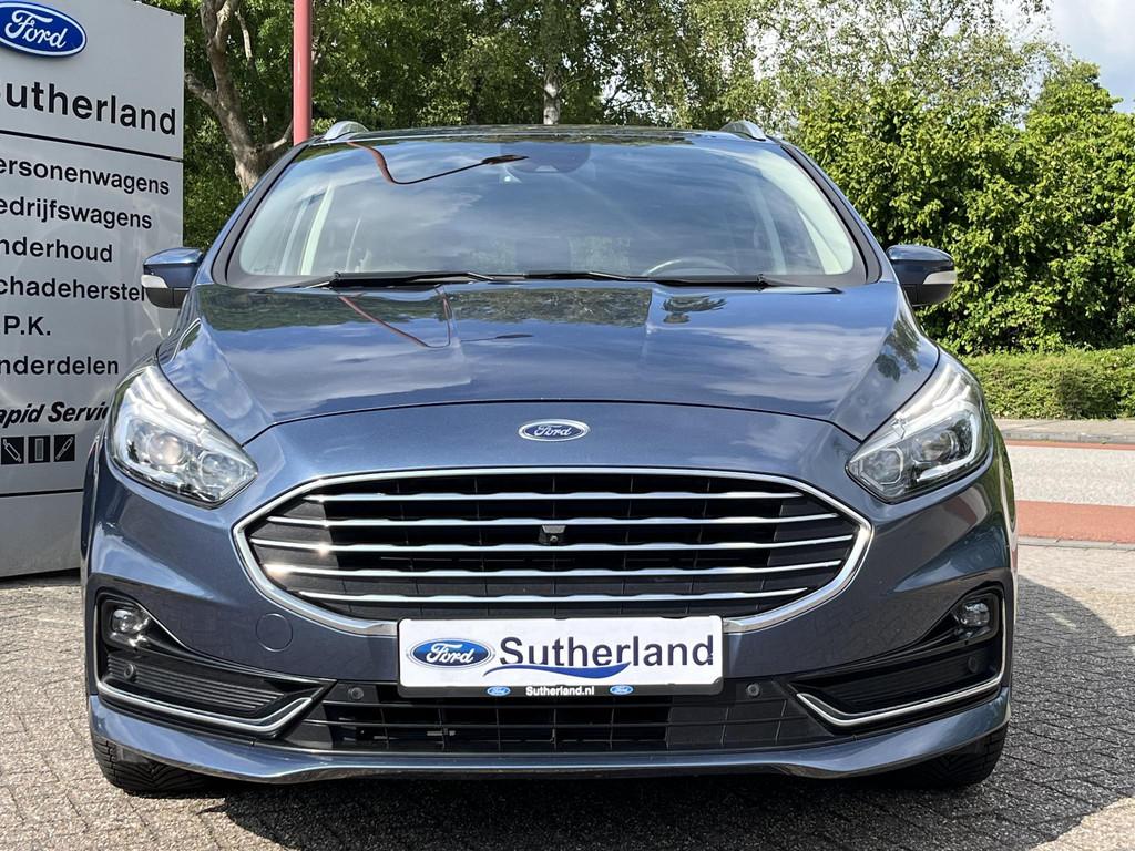 Ford S-Max 2.5 FHEV Titanium 190pk | 7 Persoons | Winterpack, Auto's, Gebruikt, Euro 6, Blauw, 7 stoelen