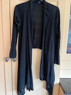 Zwart fijn gebreid Vanilia Elements vest, maat L, Verzenden, Vanilia, Zwart, Maat 42/44 (L)