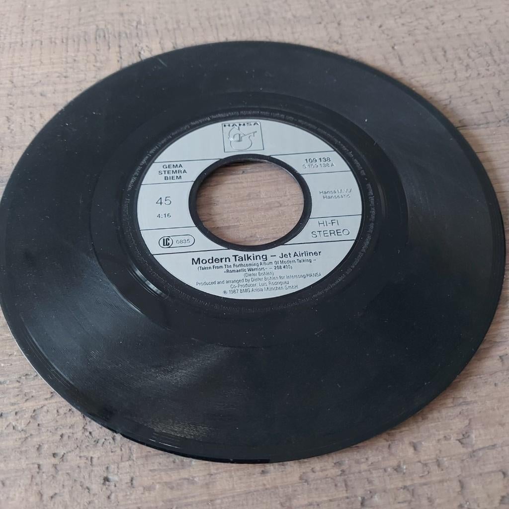 Modern Talking - Jet Airliner - zonder hoes, Ophalen of Verzenden, Gebruikt, Pop