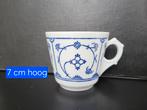 Set van 5 Blauw Saks Kop-Schotel- 7 cm  Incl 4 losse kopjes, Huis en Inrichting, Keuken | Servies, Keramiek, Ophalen of Verzenden