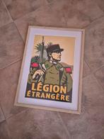 Poster Vreemdelingenlegioen Legion Etrangere met lijst, Met lijst, Deurposter of groter, Ophalen of Verzenden, Overige onderwerpen