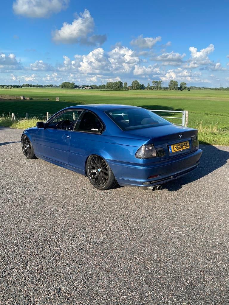 BMW 3-Serie 2.2 CI 320 Coupe 2001 Blauw, Auto's, BMW, 2171 cc, Achterwielaandrijving, Blauw, Leder en Stof