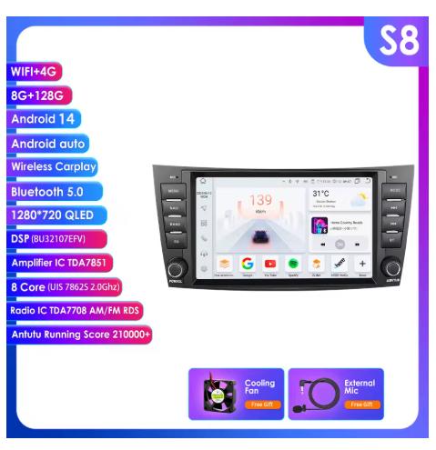 Mercedes E- Klasse, CLK-Klasse, CLS-Klasse:  Carplay Radio., Ophalen, Nieuw