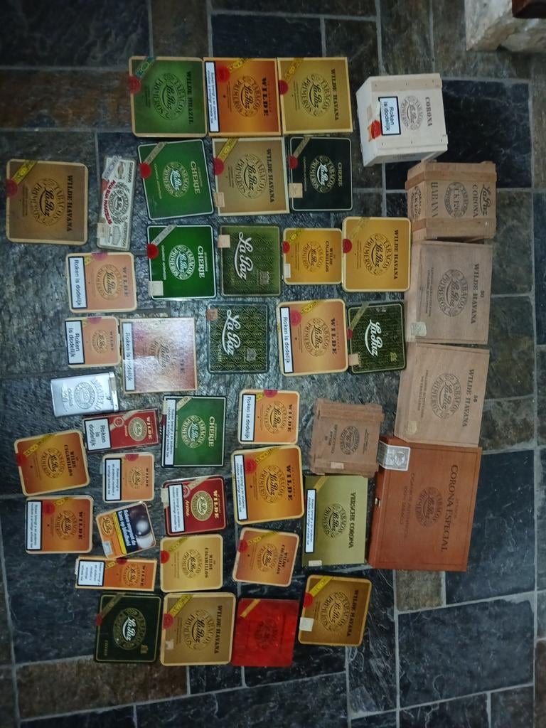 Vintage sigarendoosjes - diverse merken, Ophalen of Verzenden