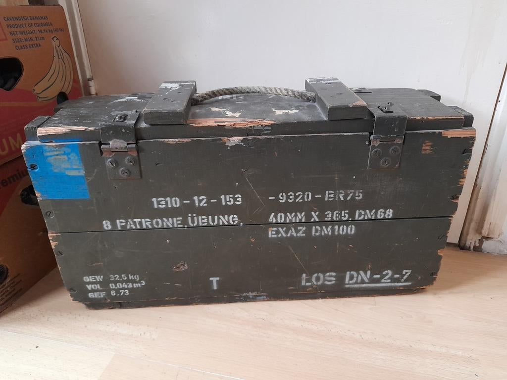 Munitie kist, Ophalen, Landmacht, Duitsland, Kist of Geocache