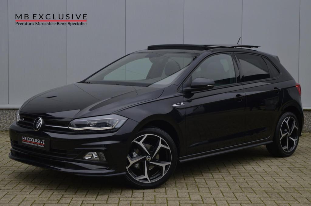 Volkswagen POLO 1.0 TSI 3x R-Line DSG7 2020, Auto's, Volkswagen, Gebruikt, 95 pk, Leder en Stof, Zwart
