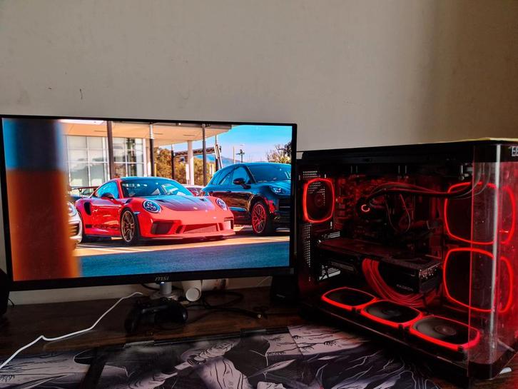 Game pc  7800x3d 9070xt, Computers en Software, Desktop Pc's, Gebruikt, 4 Ghz of meer, SSD, 32 GB, Met videokaart, Met monitor