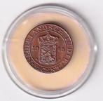 Ned. Indie 1/2 Cent 1945 PP Prachtig Mooi  Div. Muntkleuren, Verzenden, Koningin Wilhelmina, Overige waardes, Losse munt