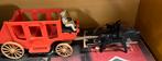 Vintage Playmobil Postkoets met paarden, Ophalen of Verzenden, Gebruikt, Los playmobil