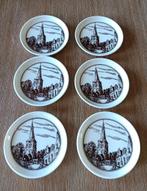 Mosa Maastricht porseleinen onderzetters - set van 6, Ophalen of Verzenden