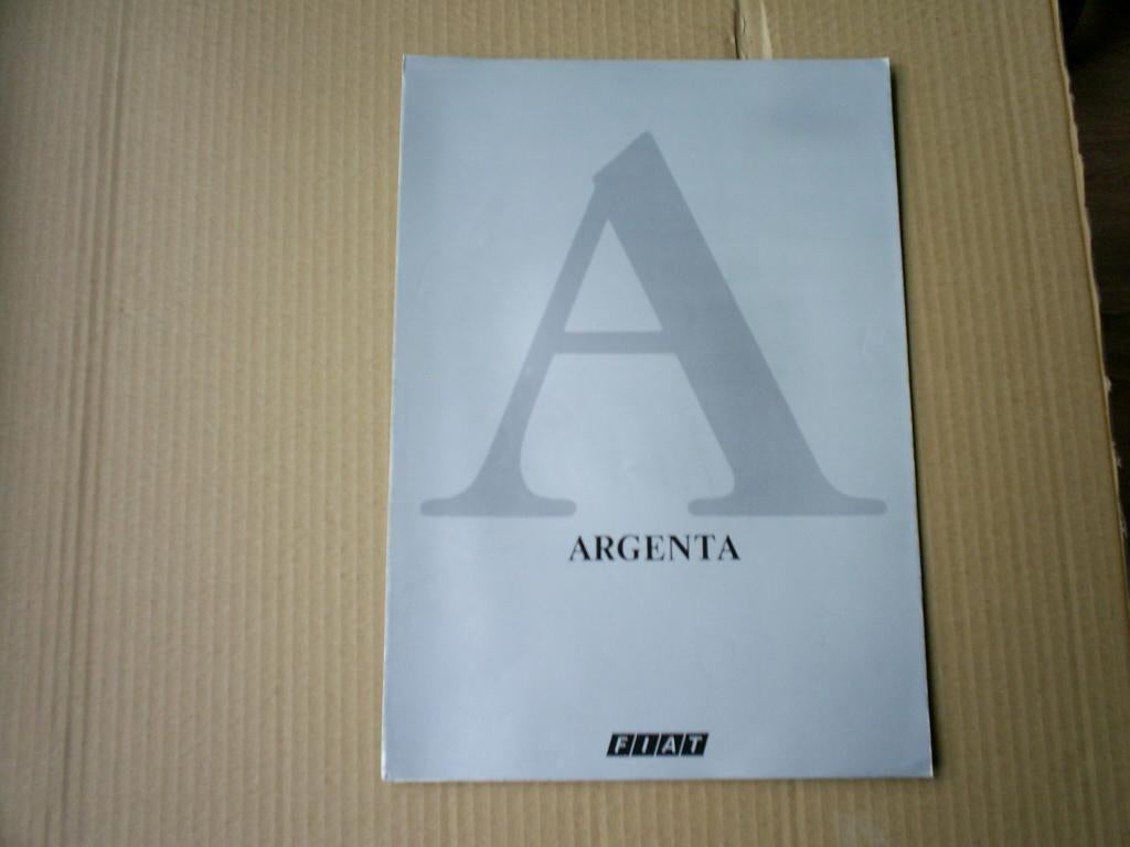 Fiat Argenta 8 / 1983 8 pag., Verzenden, Zo goed als nieuw, Overige merken