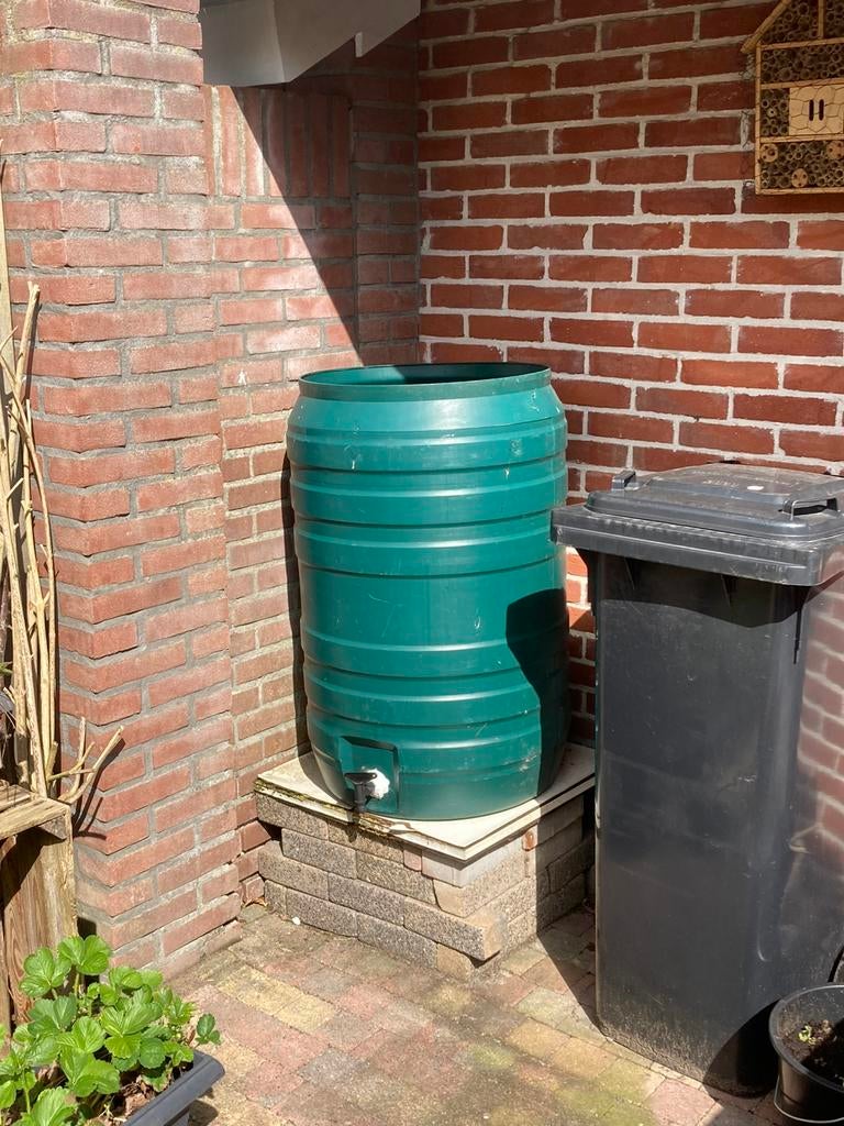 Regenton, Tuin en Terras, Regentonnen, Ophalen, Gebruikt, Kunststof, Met kraantje