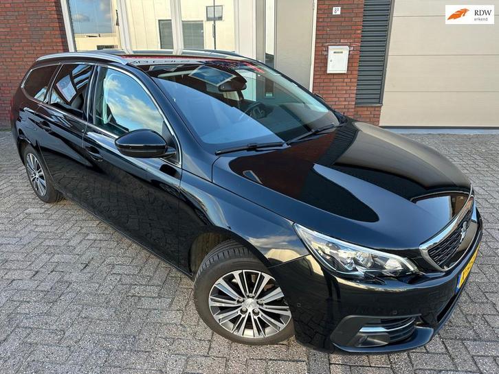 Peugeot 308 SW 1.2 PureTech Blue Lease Premium / Leder / Nav, Auto's, Peugeot, Bedrijf, Te koop, ABS, Achteruitrijcamera, Airbags