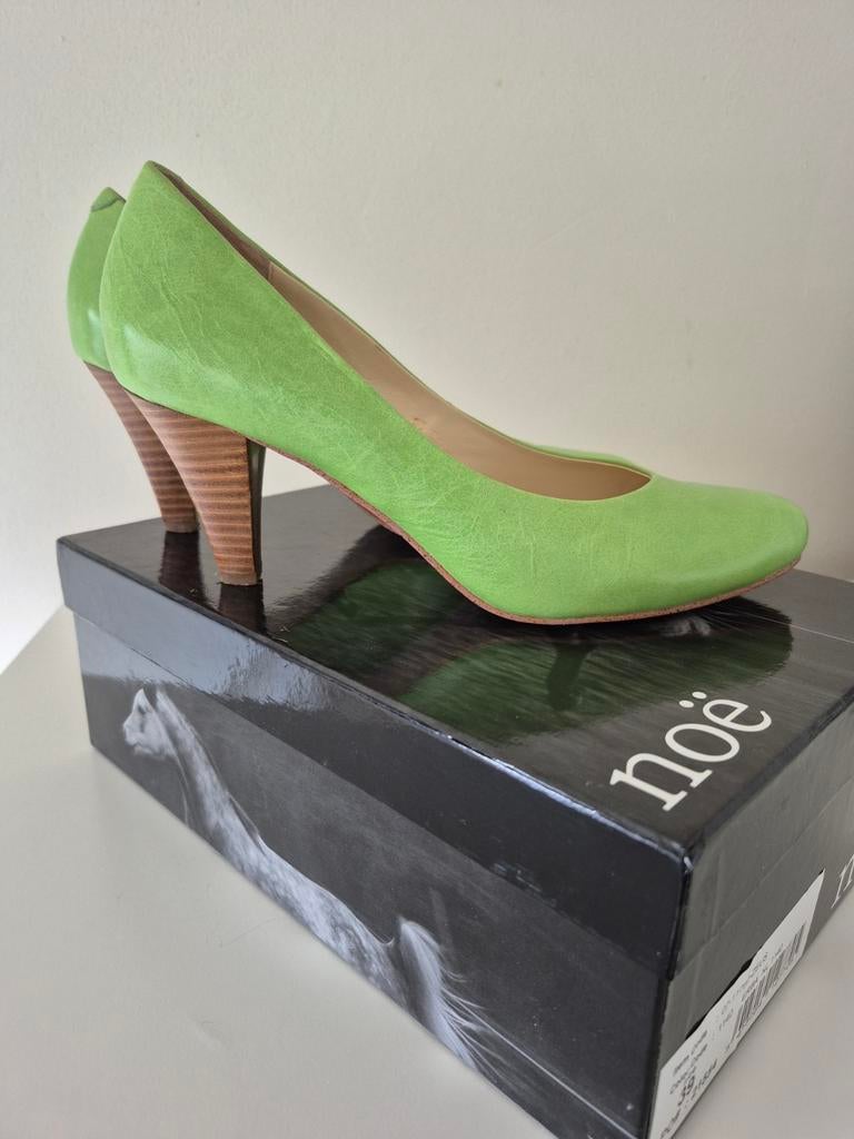 Noe pumps maat 39, Ophalen of Verzenden, Zo goed als nieuw, Groen